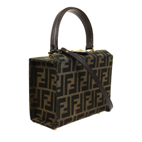 fendi monogram canvas black